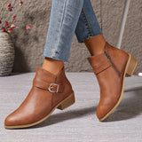Amélina™ – Bequeme Stiefel mit Schnalle für empfindliche Füße