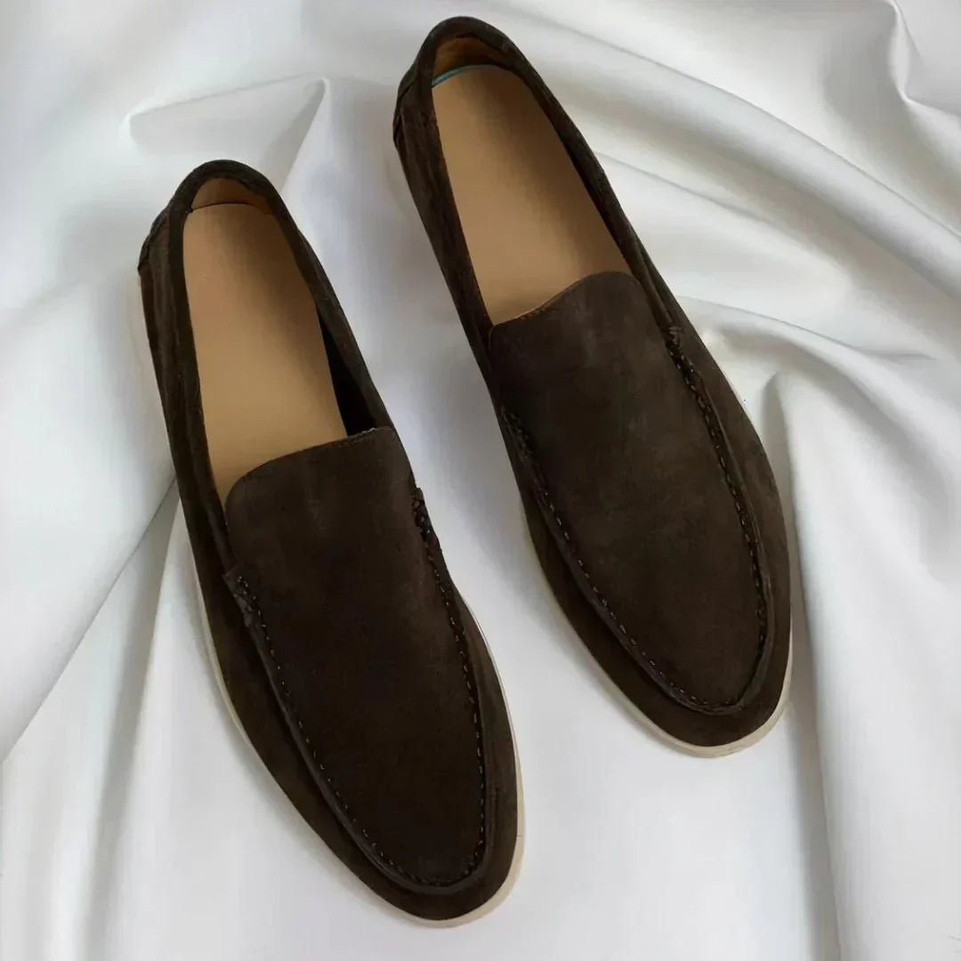 Luigi | Elegante Mokassins aus Wildleder