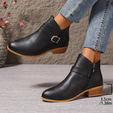 Amélina™ – Bequeme Stiefel mit Schnalle für empfindliche Füße