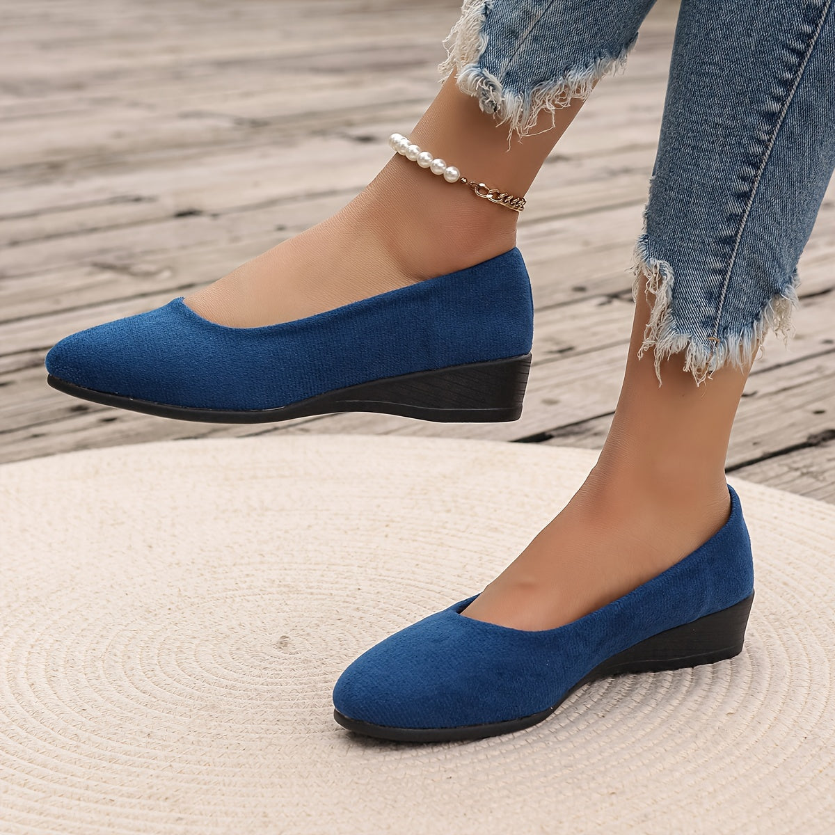 Éliane™ – Bequeme Ballerinas mit Keilabsatz