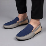 Adriano | Mokassin Canvas Herren