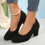 Laure™ – Pumps mit breiter Spitze und stabilem Absatz für schmerzfreien Komfort