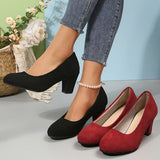 Laure™ – Pumps mit breiter Spitze und stabilem Absatz für schmerzfreien Komfort