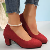 Laure™ – Pumps mit breiter Spitze und stabilem Absatz für schmerzfreien Komfort