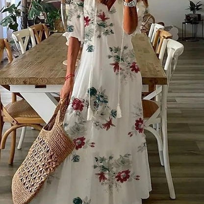 LUNA | BOHO MIDI-KLEID FÜR EINEN UNGEZWUNGENEN LOOK